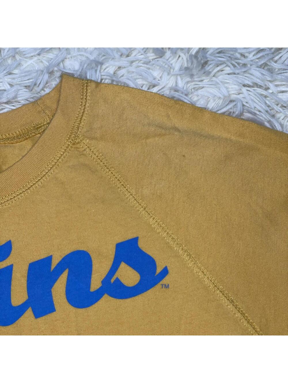 UCLA Bruins NCAA Champions Made Here Yellow Long Sleeve T-Shirt Women's Size S - Picture 9 of 11
